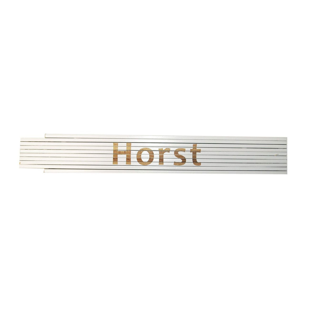 Meterstab „Horst“, 2m, weiß