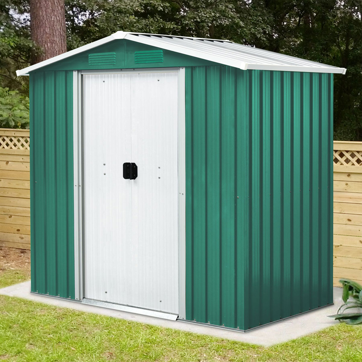 Pergart Gerätehaus Köln II 1,8m² weiß Bild 6