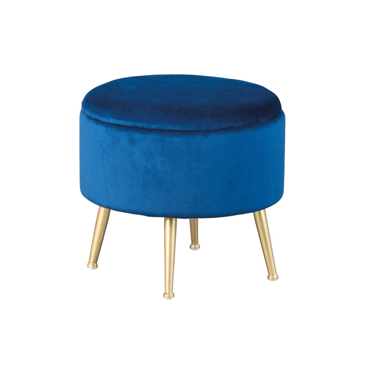 Inter Link Hocker „Willandra“, blau, 41x38x41 cm