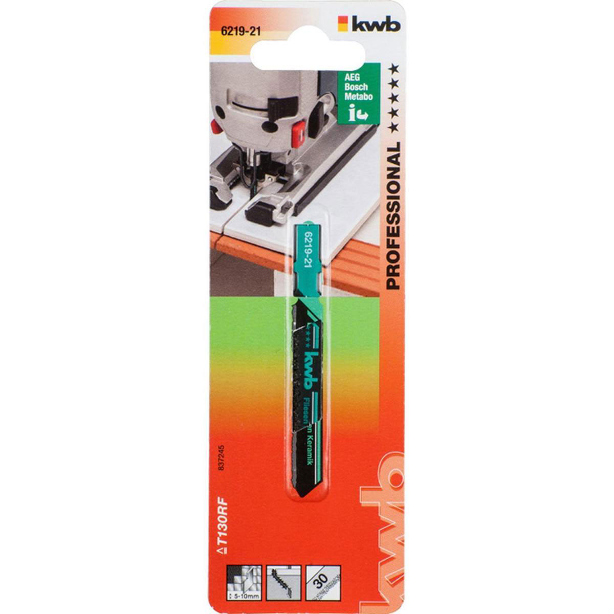 kwb  Stichsägeblätter Fliesen- und Keramikbearbeitung Bild 2