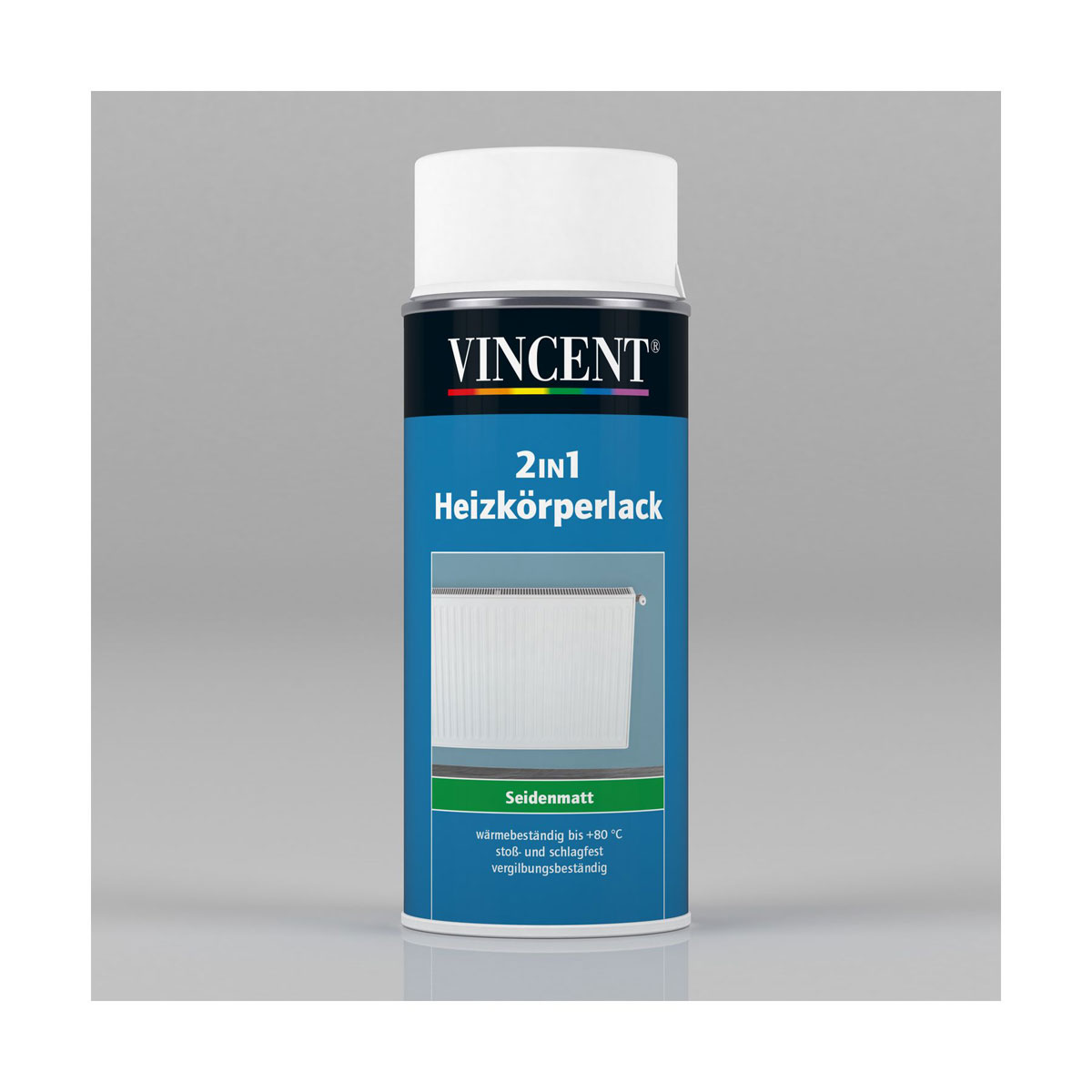 Vincent Heizkörperlack seidenmatt 400 ml Bild 2