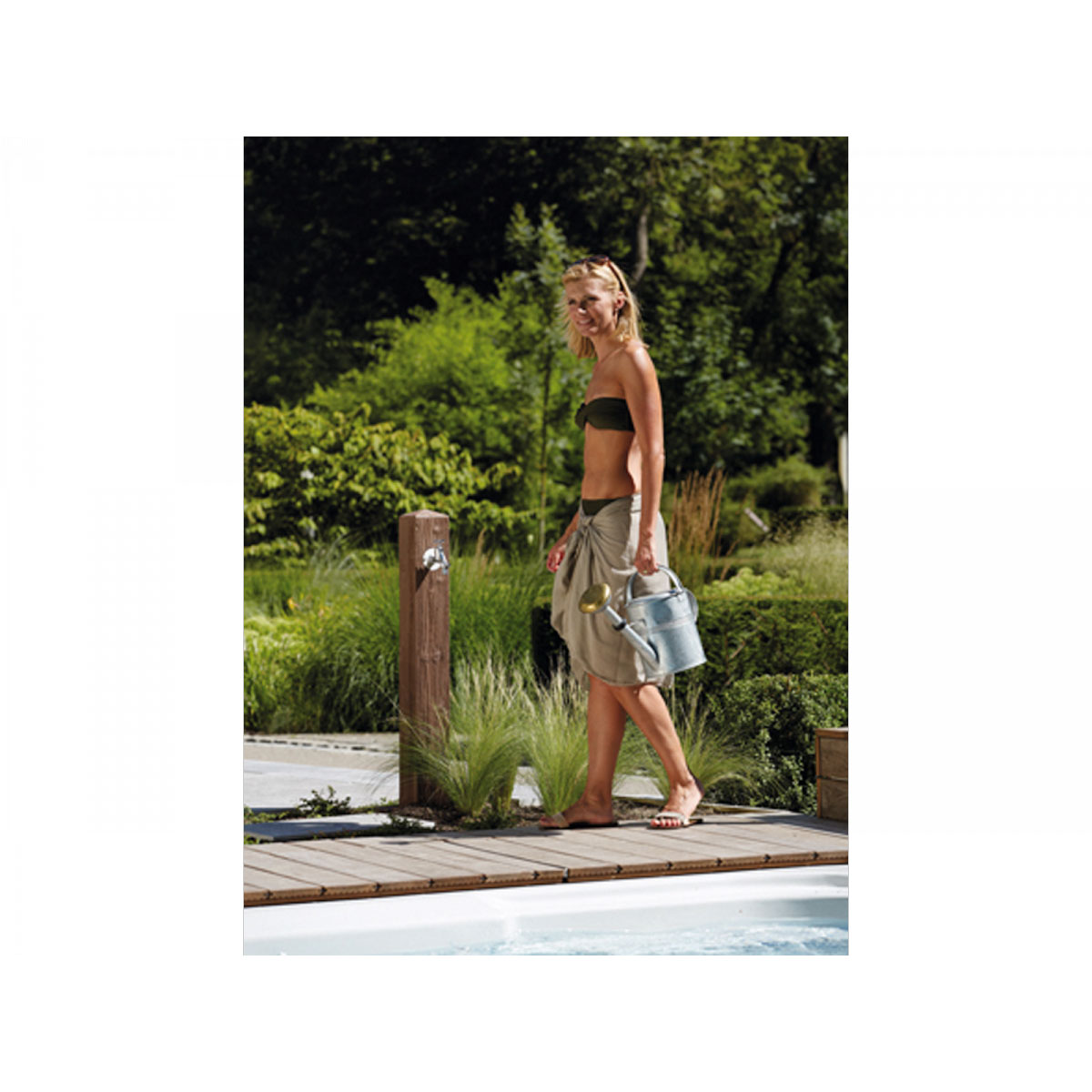 Garantia Wasserzapfsäule Wood braun Bild 2