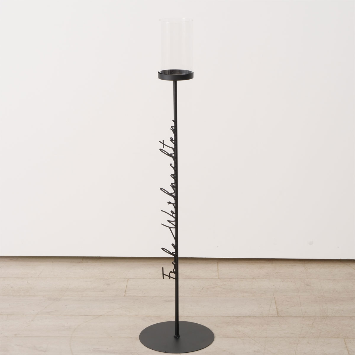 Windlicht Adore Rund 120x28x120 schwarz Bild 1