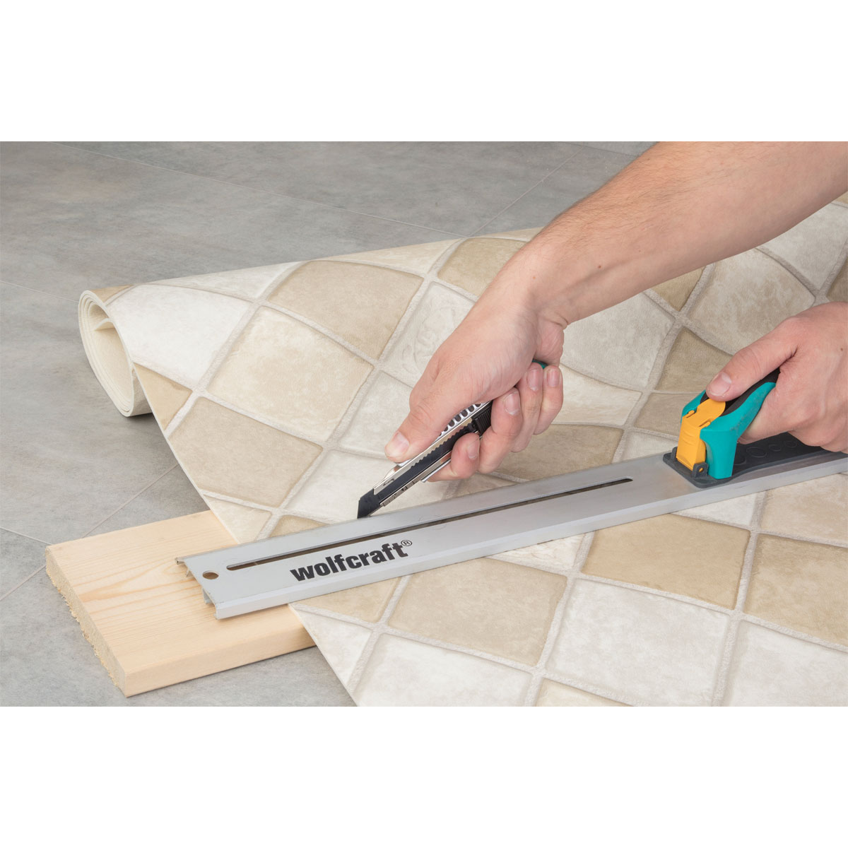 Wolfcraft  Metall-Abbrechklingen-Messer 18 mm schwarze Klinge Profi-Sharp Bild 6