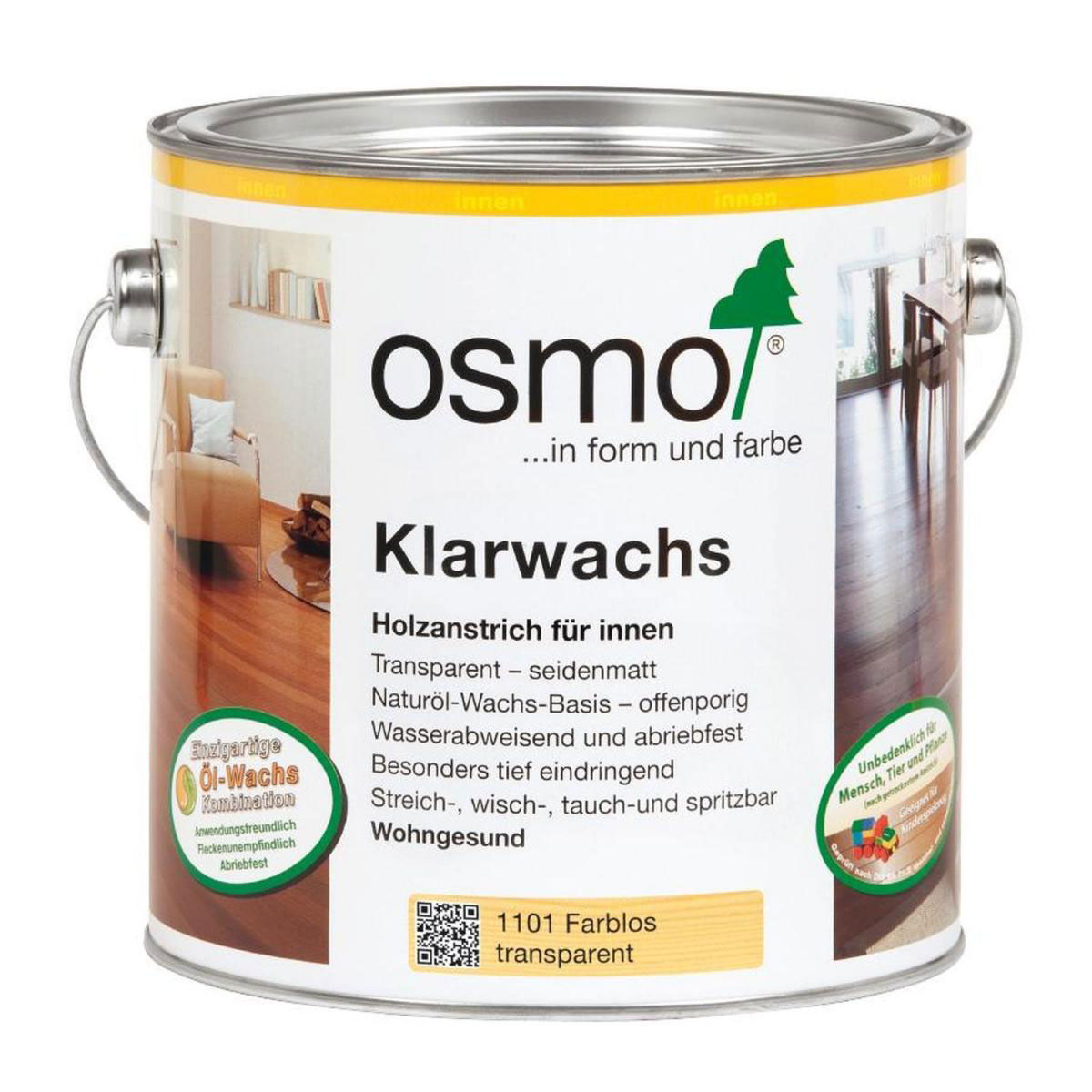Osmo Klarwachs Farblos 2,5 L