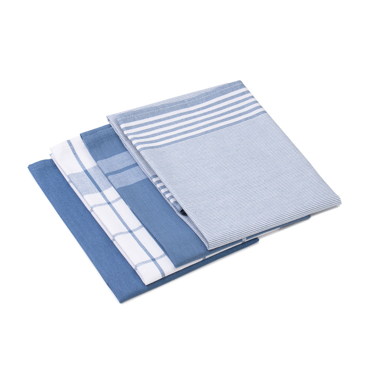 Gözze Geschirrtücher 100% Baumwolle 4er Pack 50x70cm blau Bild 3