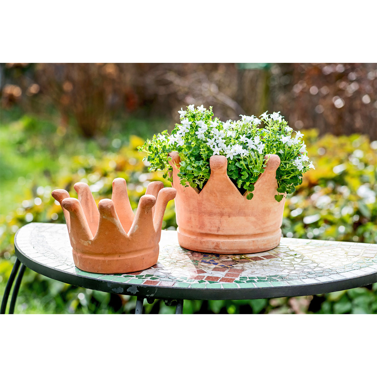 Haveson Pflanzschale Krone groß Bild 5