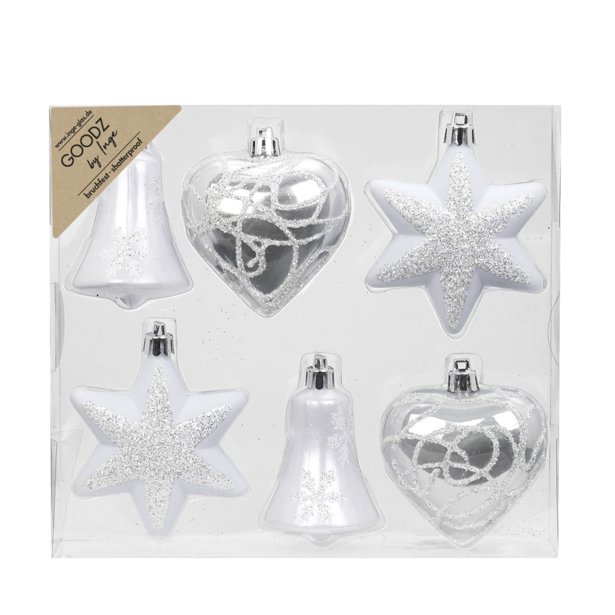 Formenset 8cm White Silver