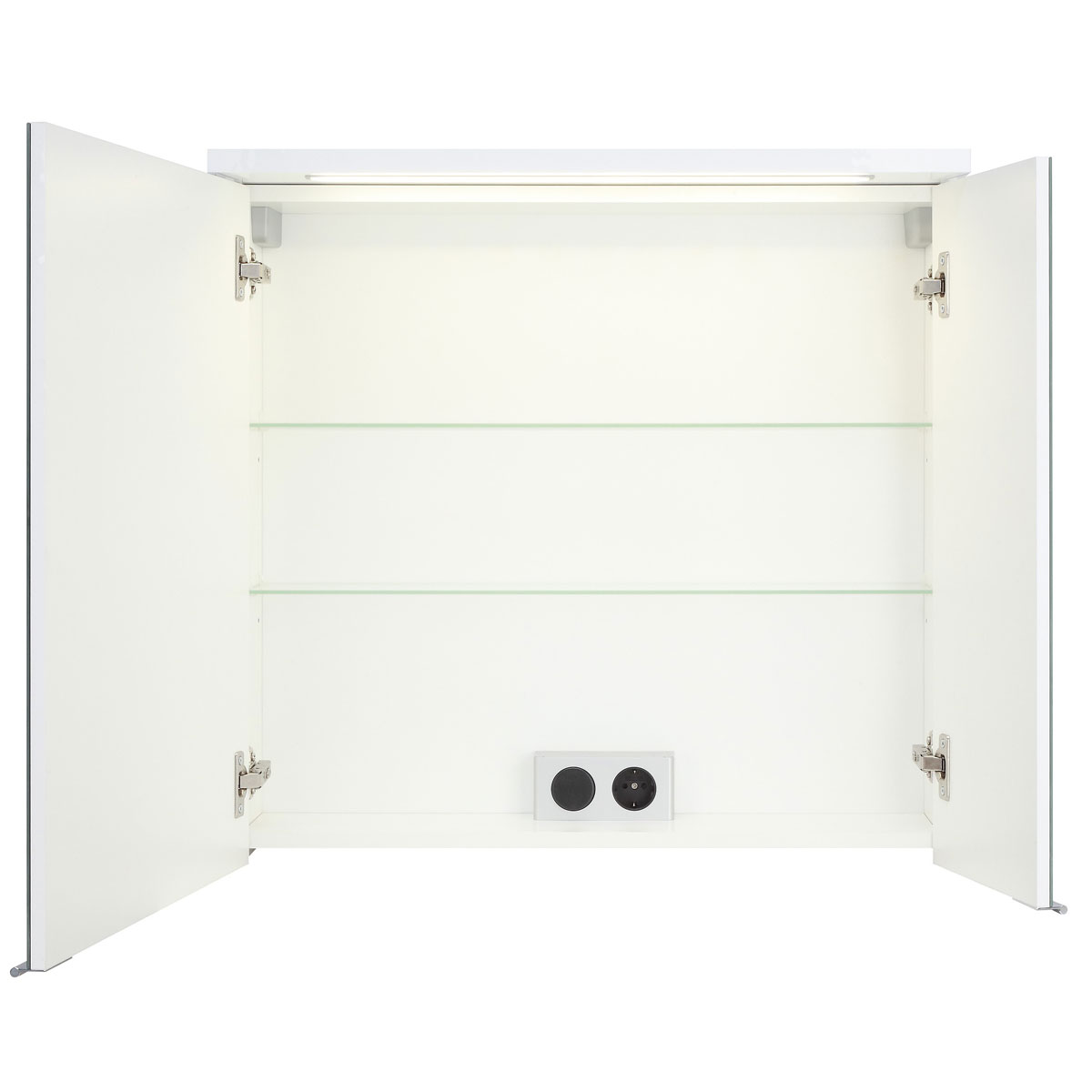 Spiegelschrank Amy, 60cm, weiss matt, 2 Türen, LED-Beleuchtung Bild 2