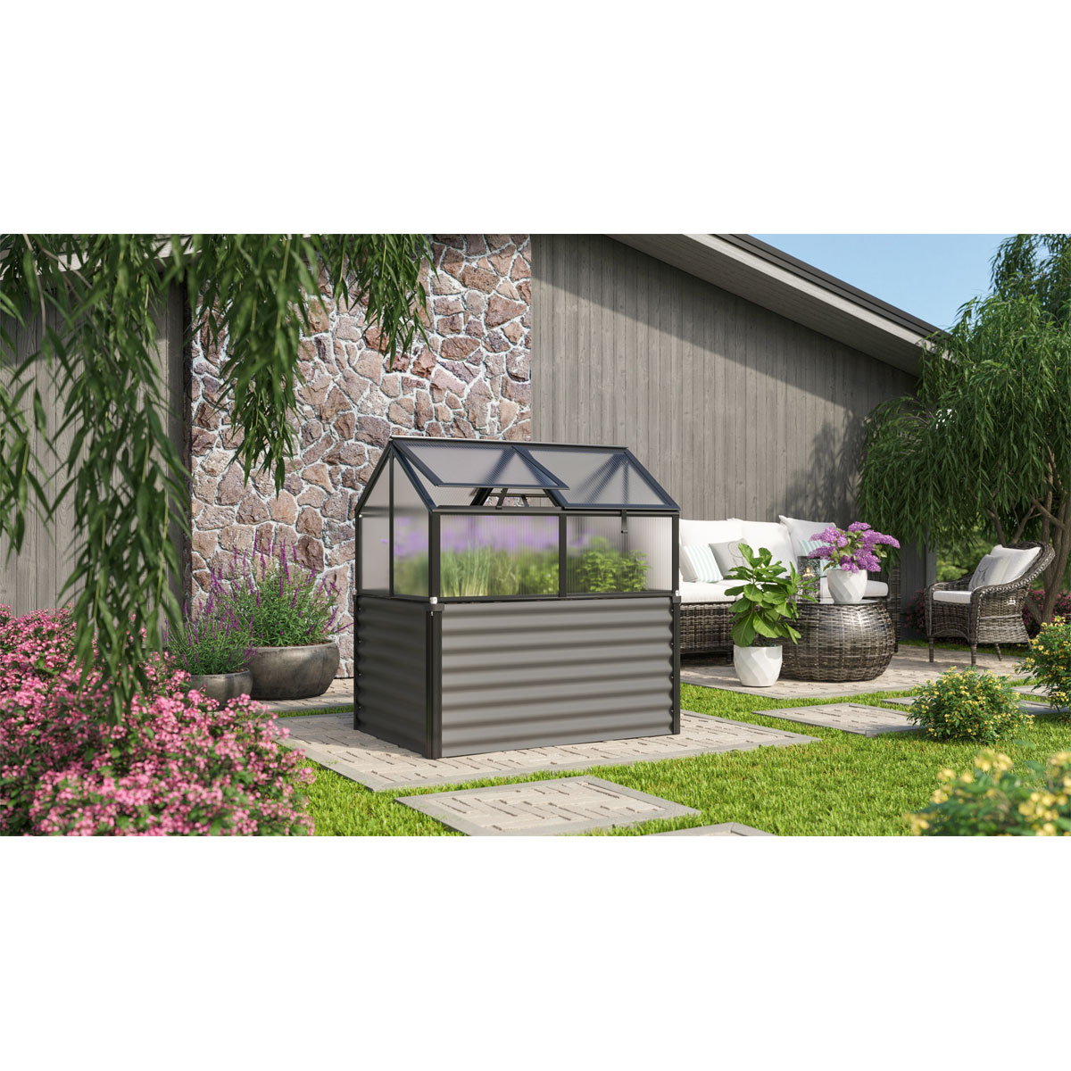 Vitavia  Hochfrühbeet Zola HKP schwarz