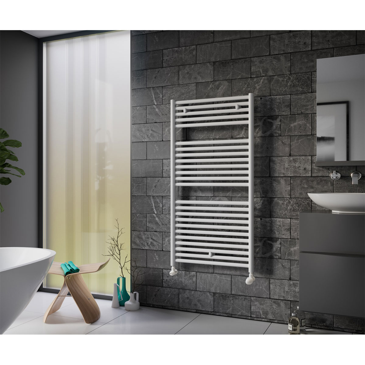 Ximax  Badheizkörper Lux 1698 x 600 mm 1017 Watt Weiß Bild 1