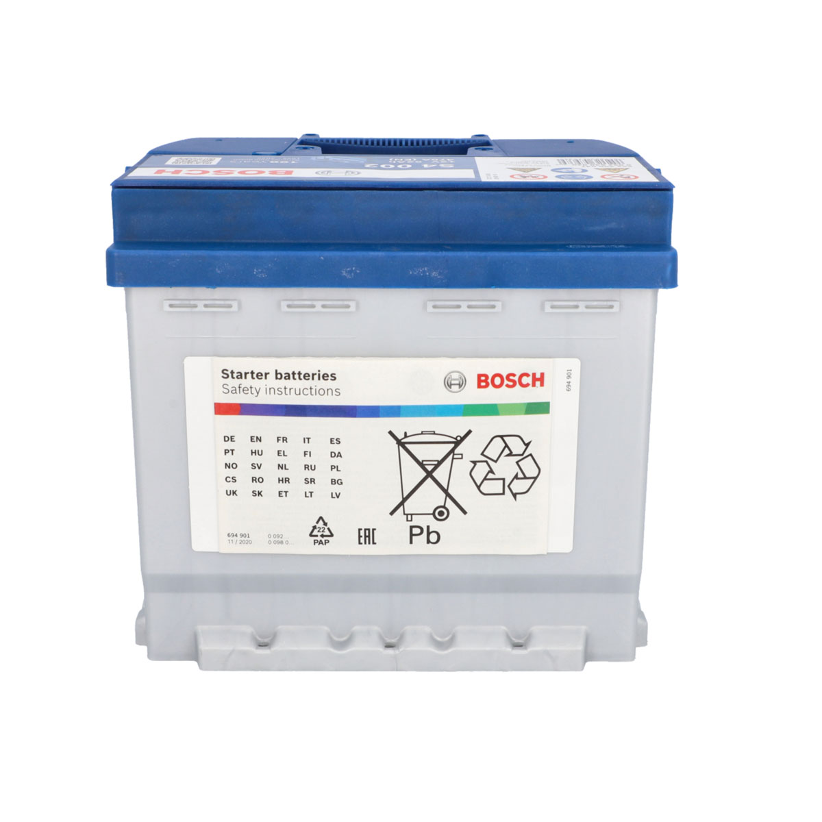 Bosch Autobatterie S4 SLI 52Ah/470A Bild 4