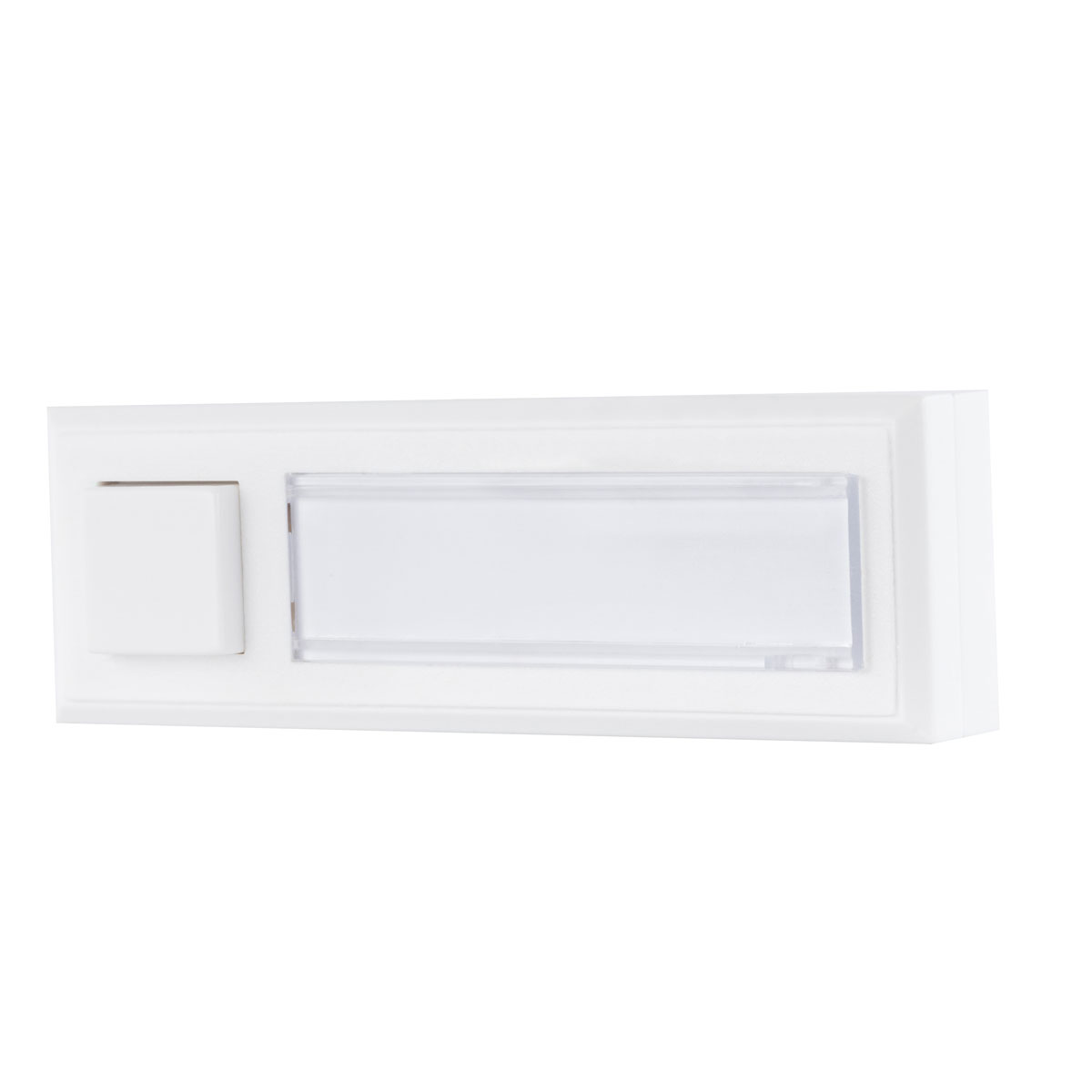 REV Ritter  Klingeltaster AP/UP Kunststoff 1-fach mit Namensschild weiß Bild 3