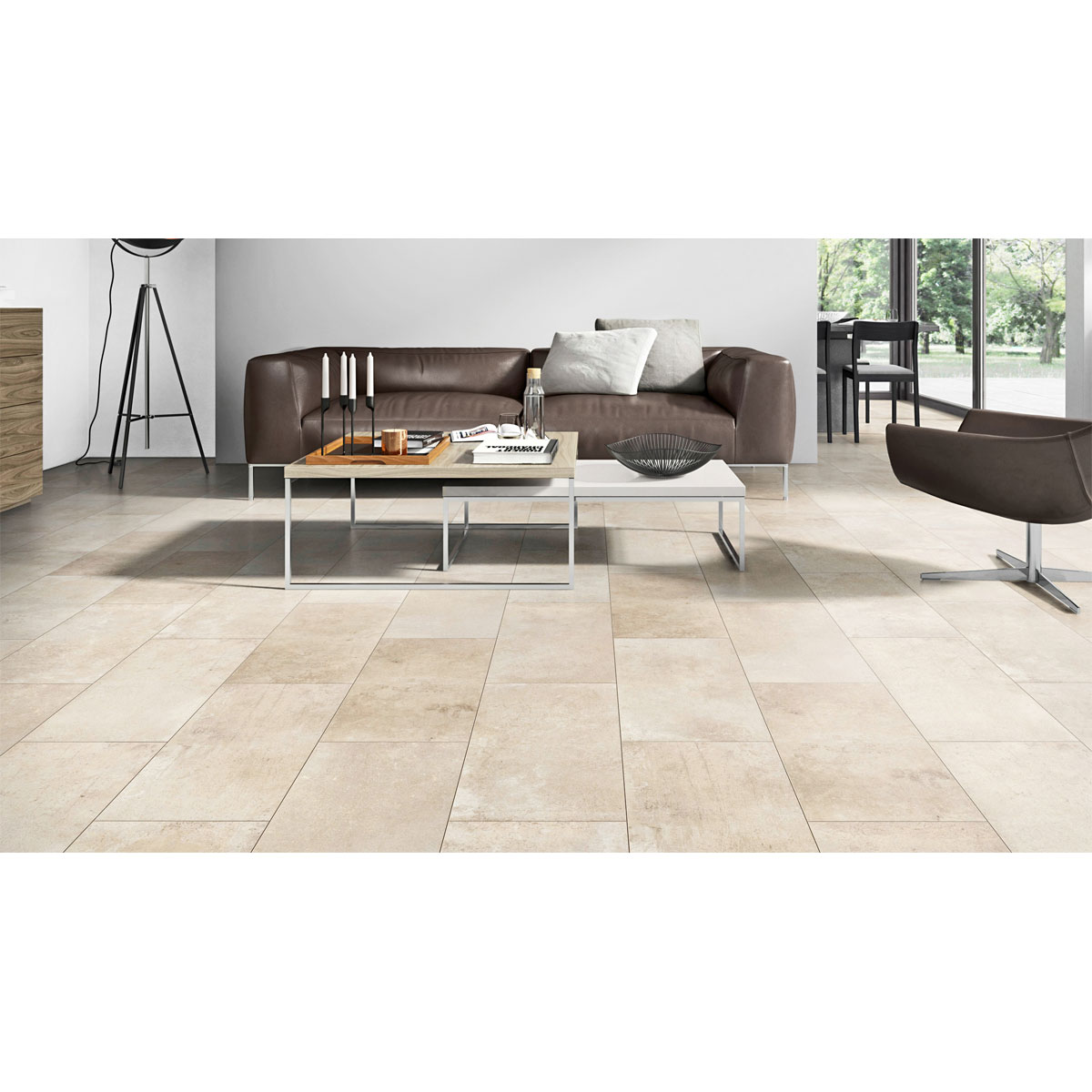 Laminatboden Deluxe Aqua Sandstein 60,4 x 28 cm Bild 3