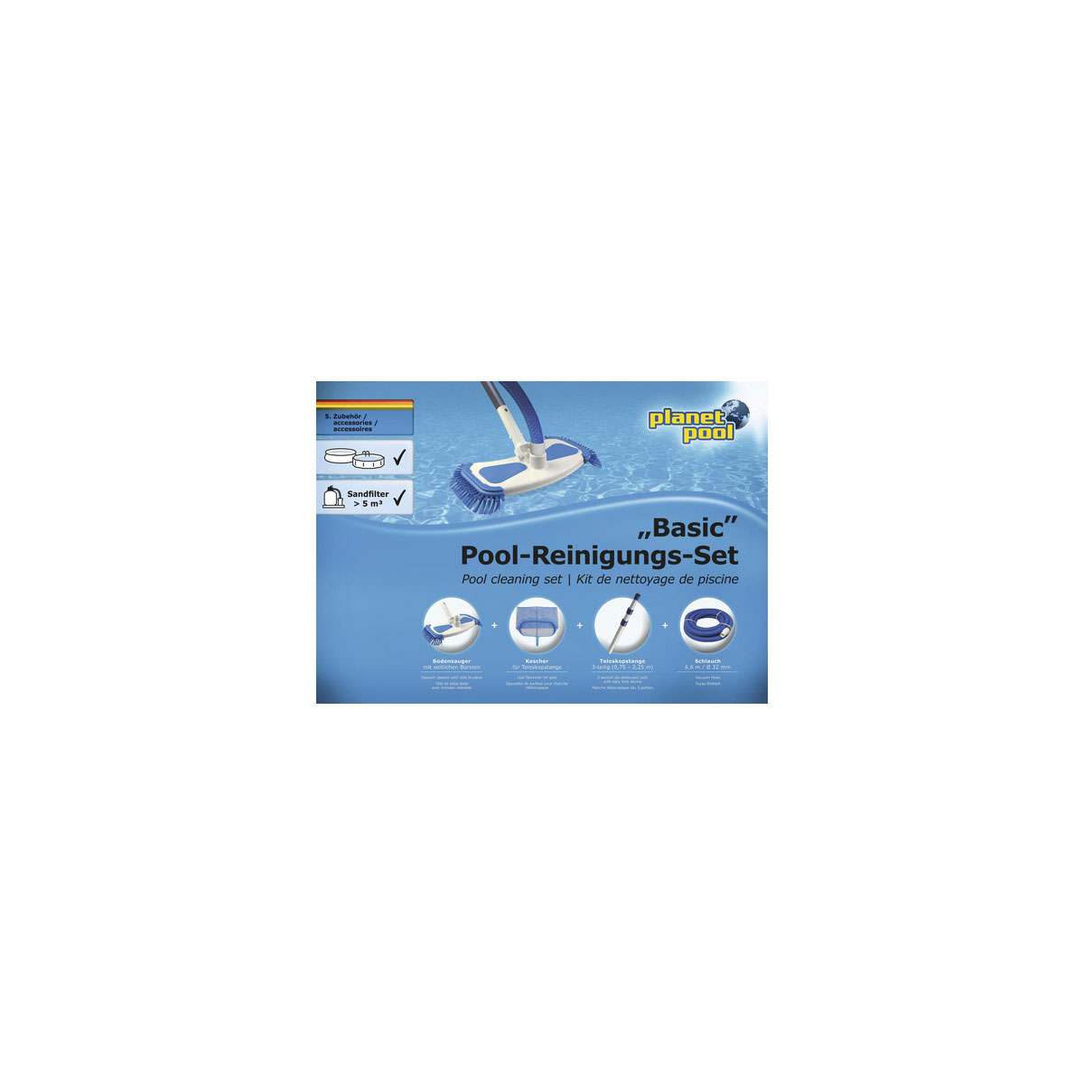 Pool-Reinigungs-Set Basic groß