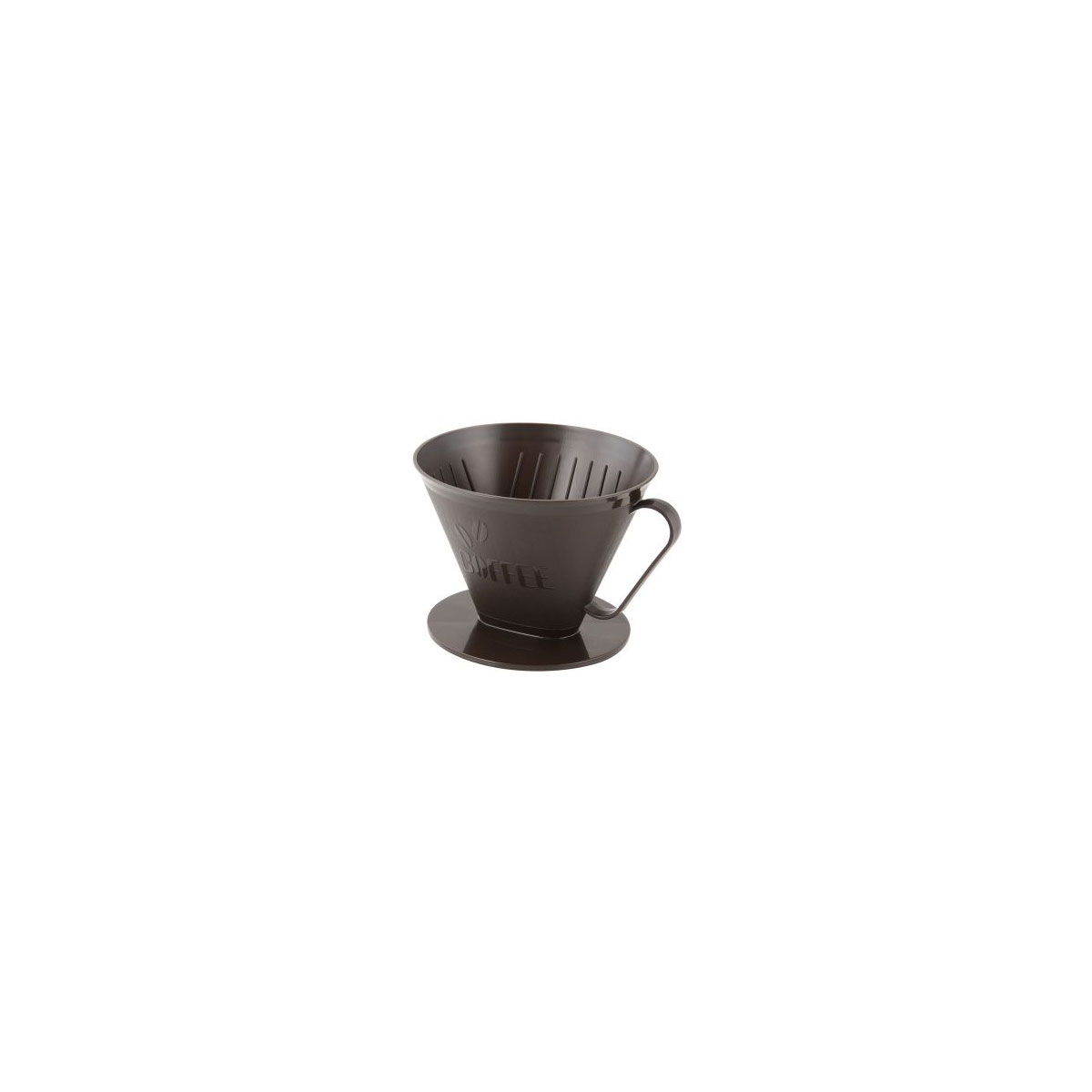 Fackelmann Kaffeefilterbehälter mit Bohnen Aufdruck