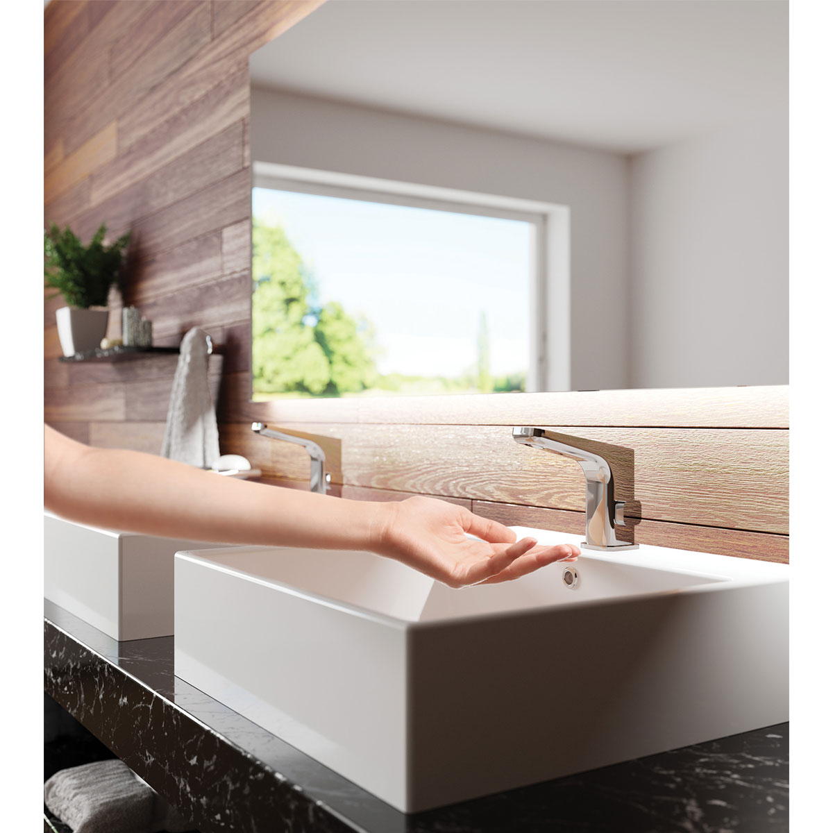 deante  Sensor Waschtischarmatur HIACYNT chrom Bild 3