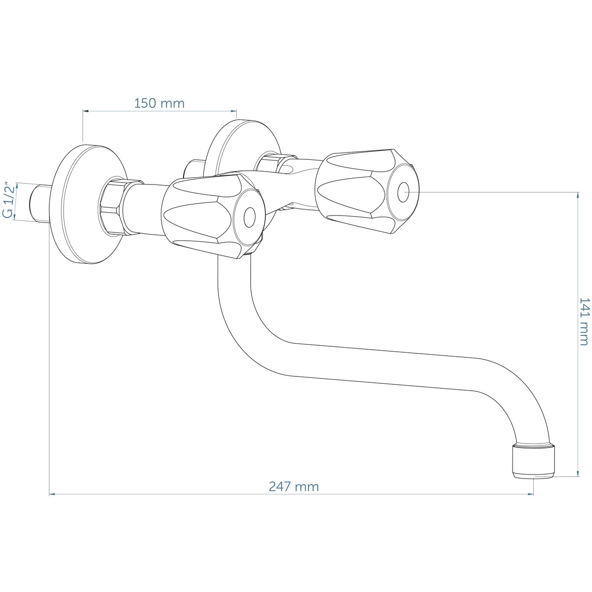 Schütte Küchenarmatur Brillant chrom Bild 4