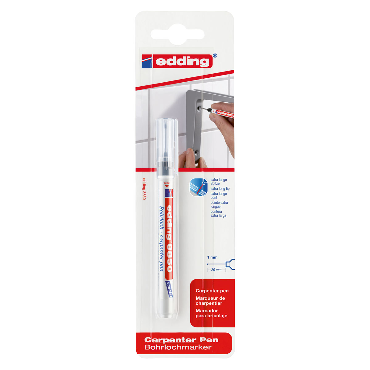 Edding Bohrlochmarker 8850 schwarz