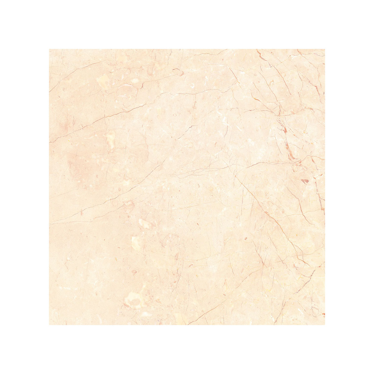 Feinsteinzeug Mercury Crema glasiert poliert 80 x 80 cm