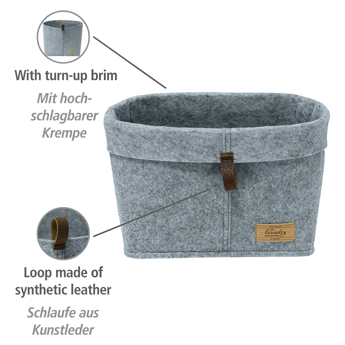Wenko Filz-Korb Feli Bild 2