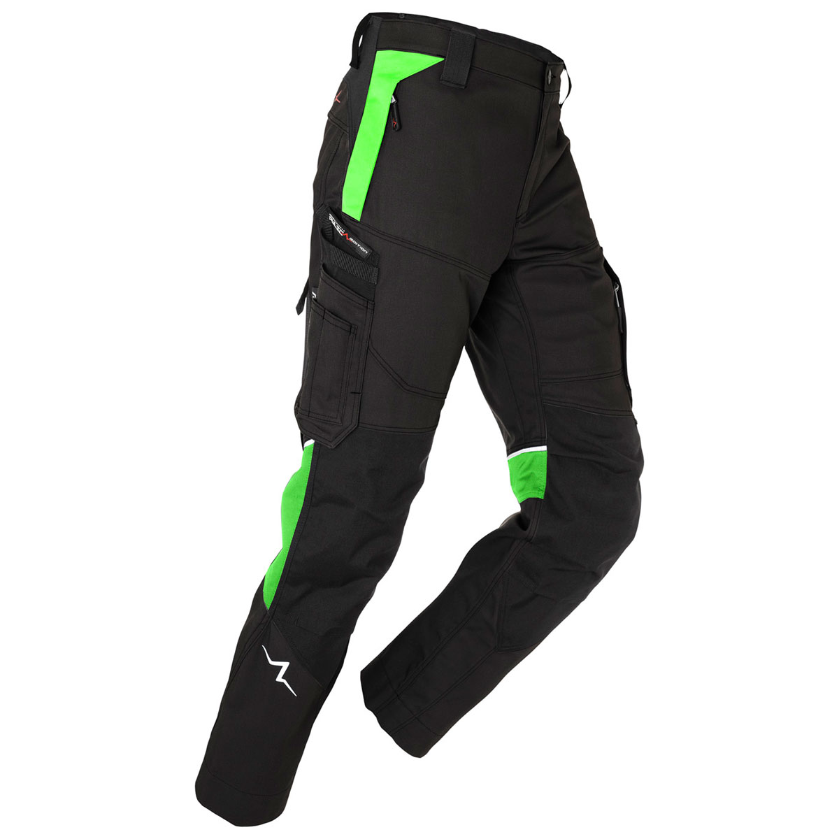 Kübler  Bundhose PULSE POWER schwarz/neongrün Größe 46 Bild 2