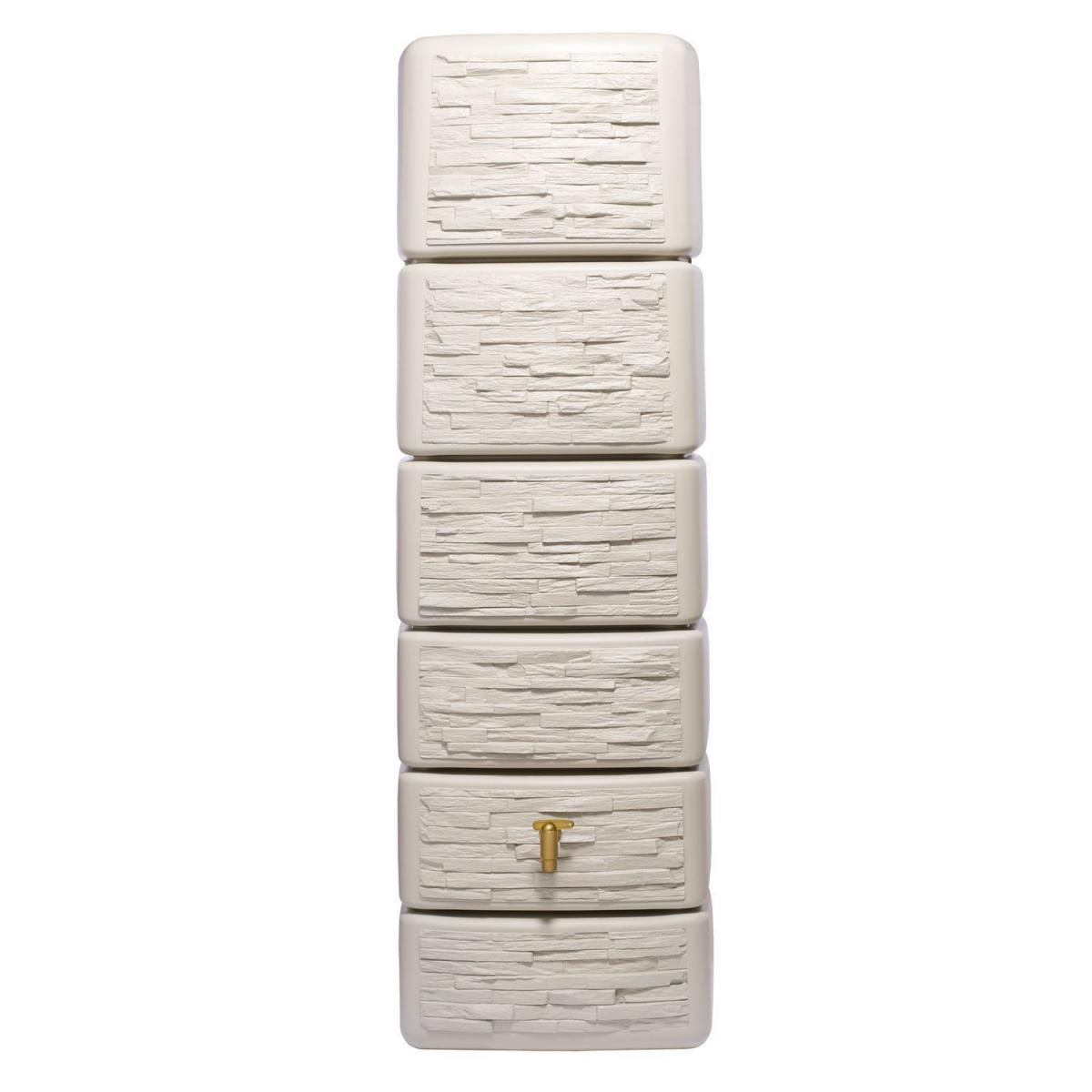 4rain Wandtank Slim 330 L sandbeige Bild 1