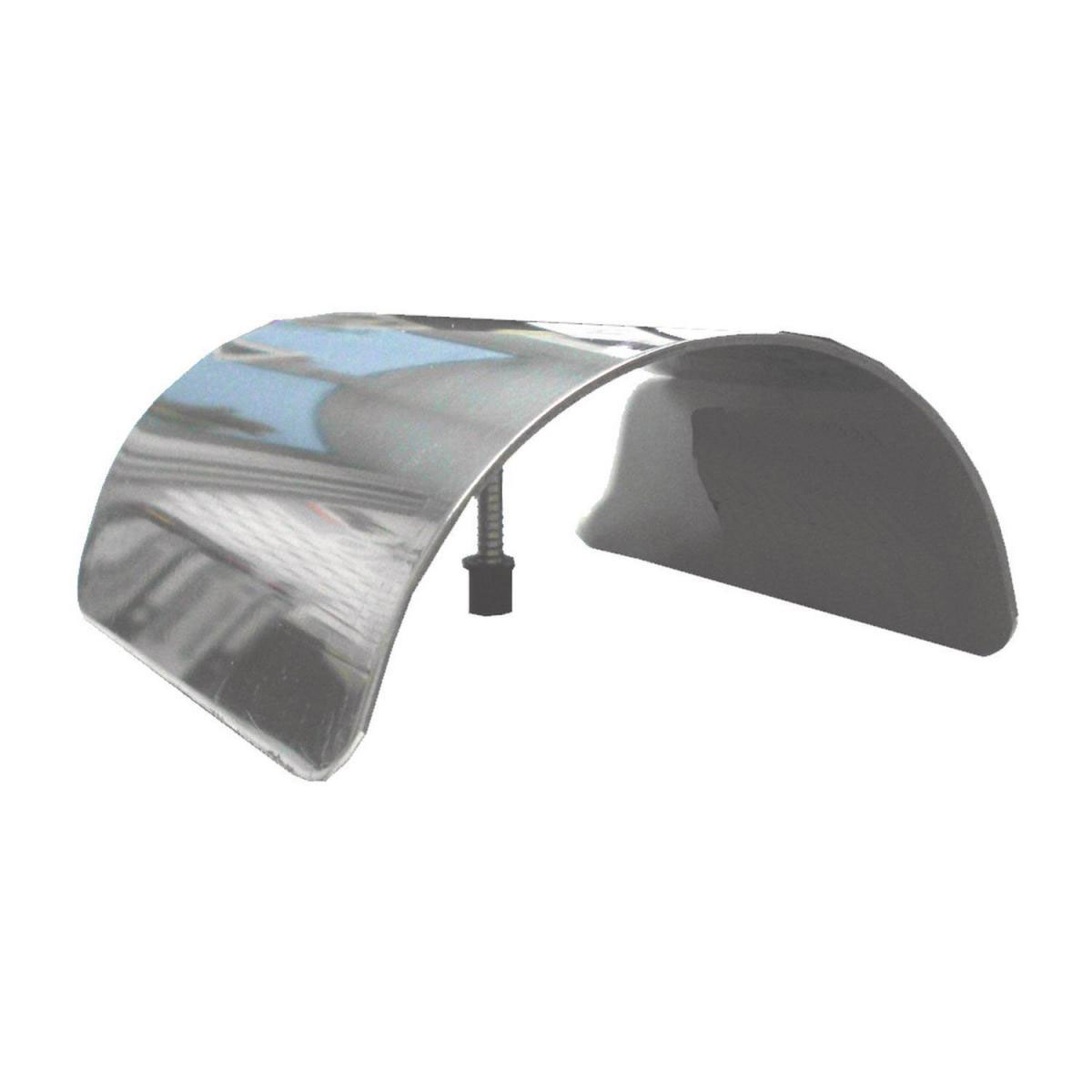 Connex Pfostenkappe Niro gewölbt 7 cm glänzend