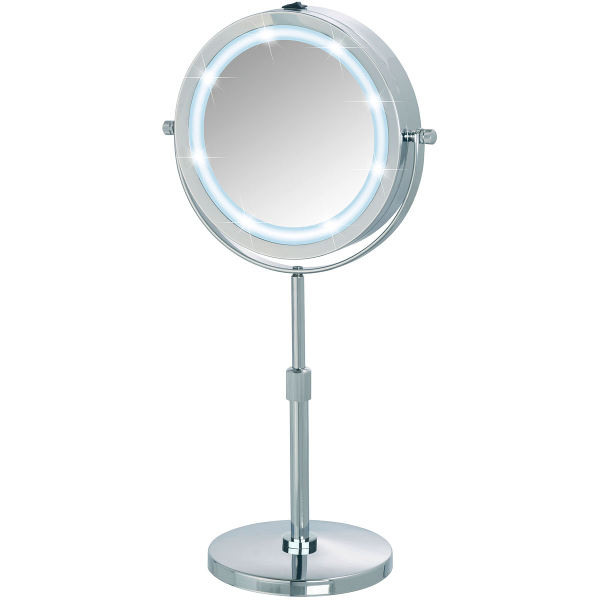 Wenko  LED Kosmetikspiegel Lumi Standspiegel 5-fach Vergrößerung
