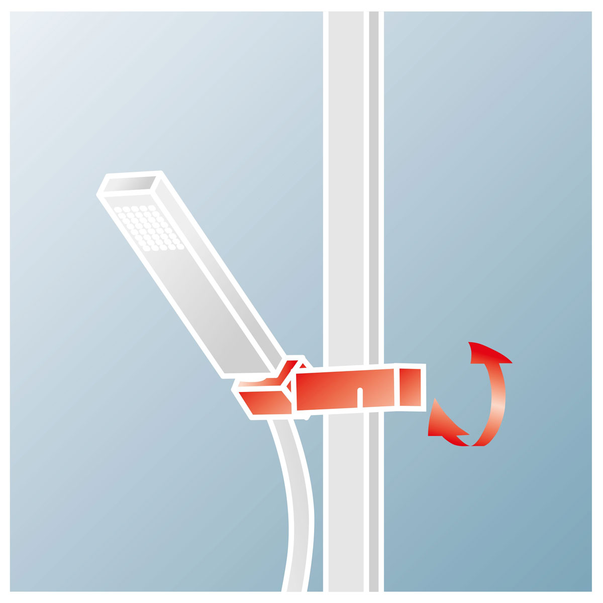 Schulte Duschsystem DuschMaster Rain Edelstahloptik Rund Bild 5