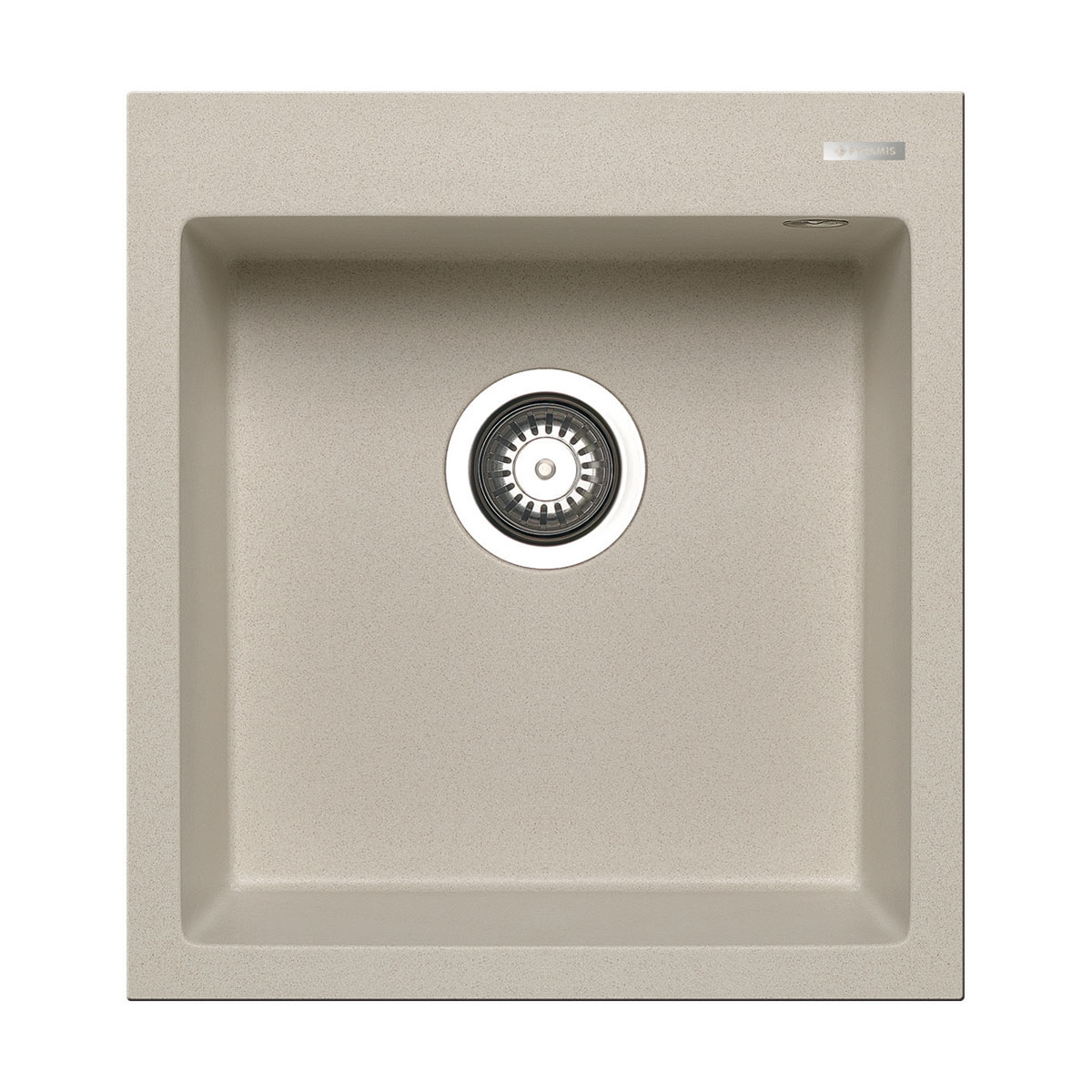 Pyramis  Einbauspuele ISTROS 46 x 50 cm 1B Granit Beige Bild 1