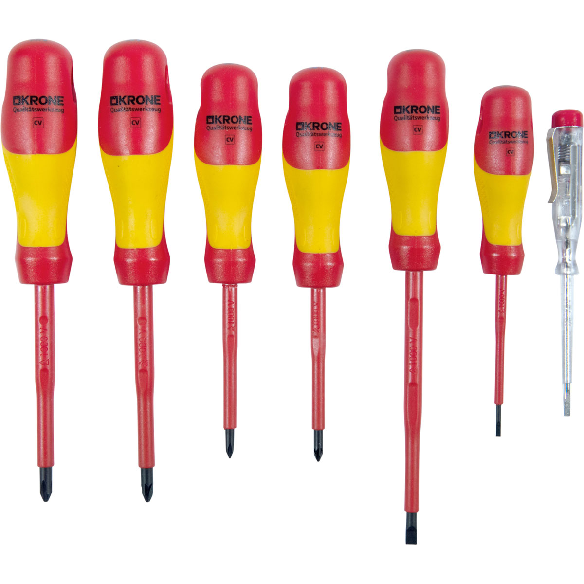 Krone Schraubendreher-Satz VDE 7-teilig Bild 1