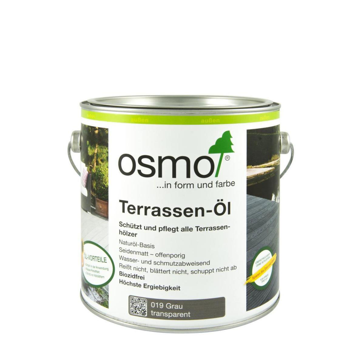 Osmo Terrassen-Öl Grau 2,5 L Bild 1