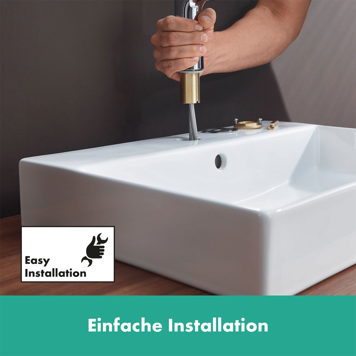 Hansgrohe Einhebel-Waschtischmischer Vernis Blend 70 CoolStart Bild 8