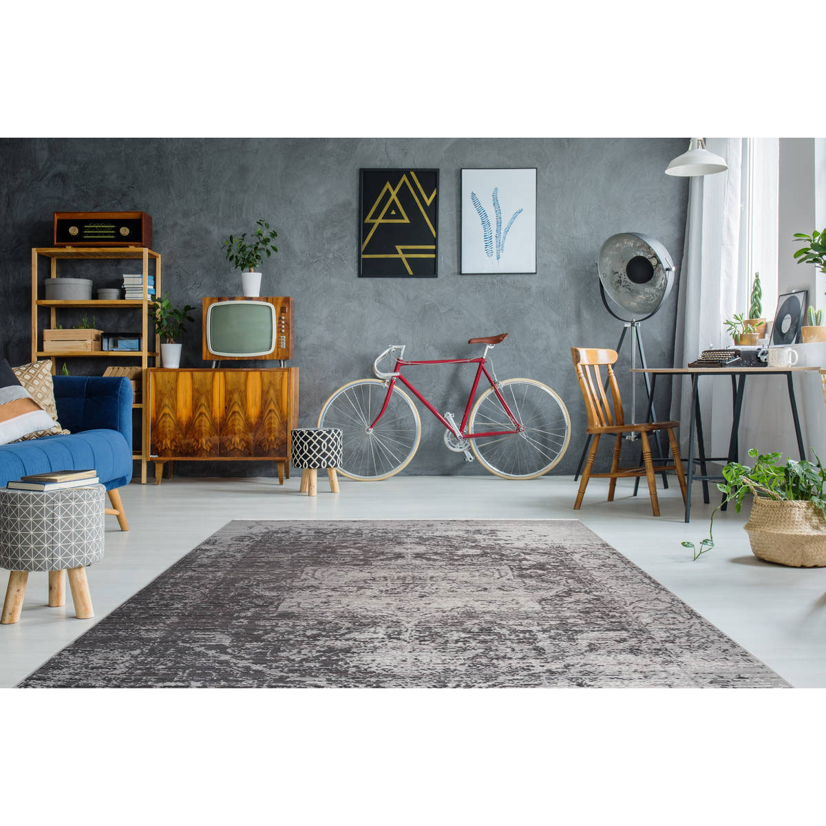 Fransenteppich Baroque 1200 beige/braun Bild 2