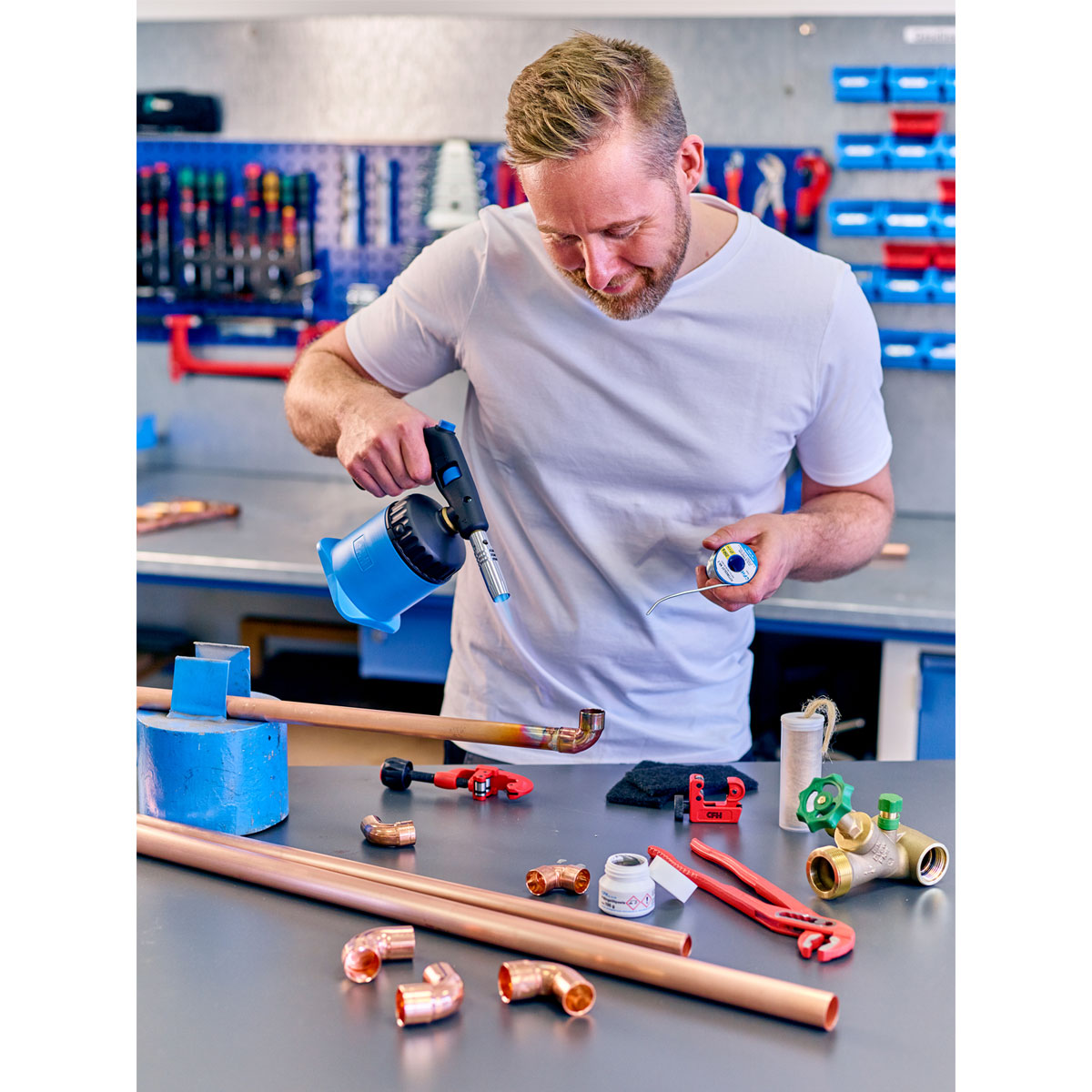 CFH Lötlampe Lötmeister PZ 5000 mit Kartusche Bild 3