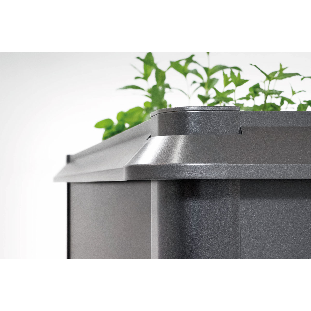 Biohort Schneckenschutz Hochbeet 2 x 1 dunkelgrau