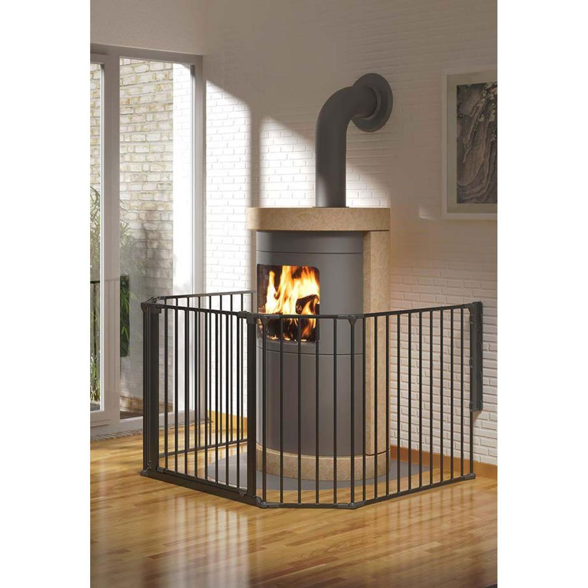 Dolle OfenschutzgitterBen schwarz Breite 278 cm