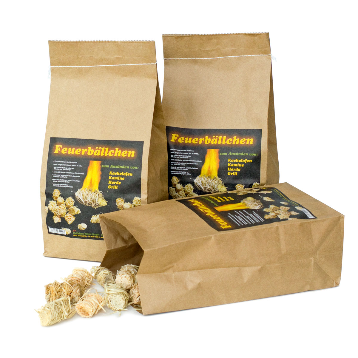 Ofenanzünder Feuerbällchen 1 kg