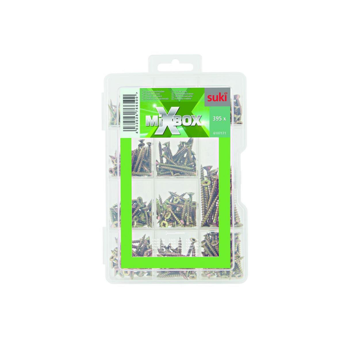 Suki Sortimentsbox Dübeln 395-teilig