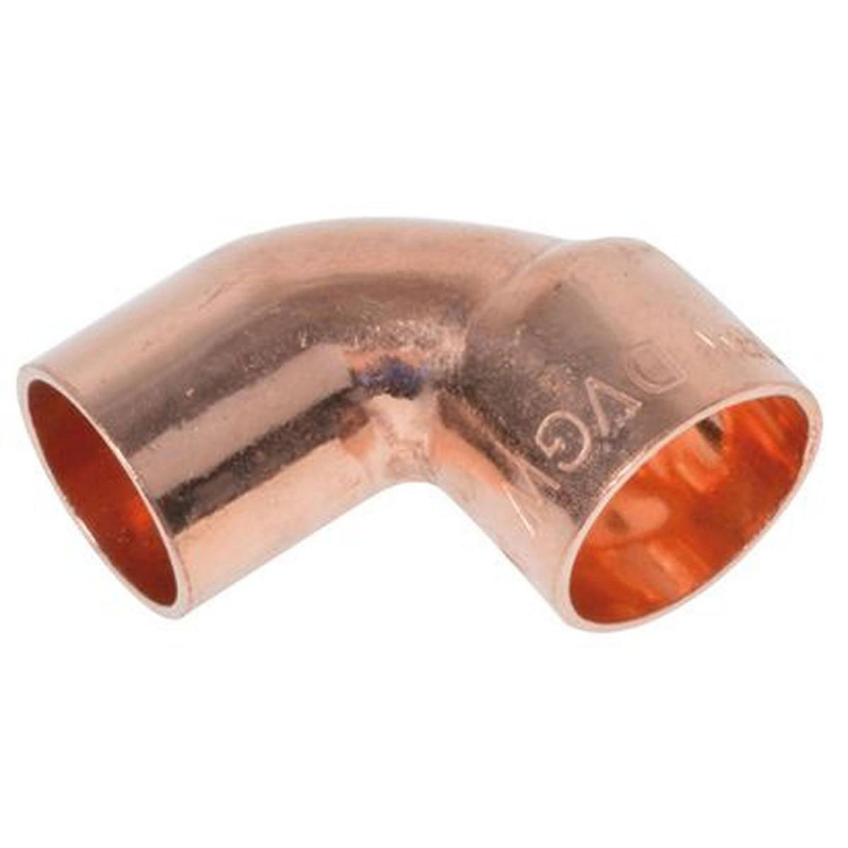 Kirchhoff 90-Winkel 15 mm 1 Muffe Kupfer