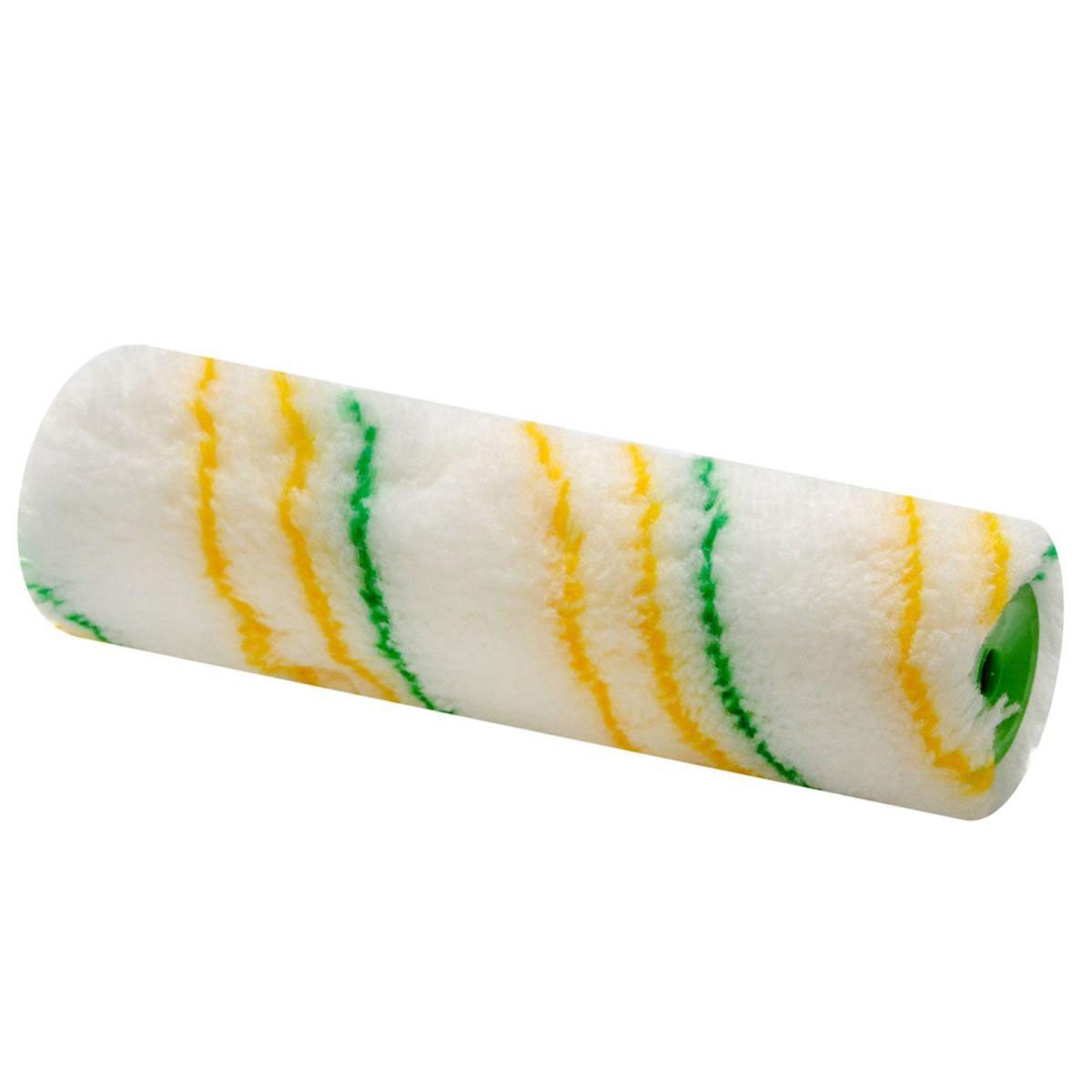 Vincent Plüschwalze 15 cm grün/gelb