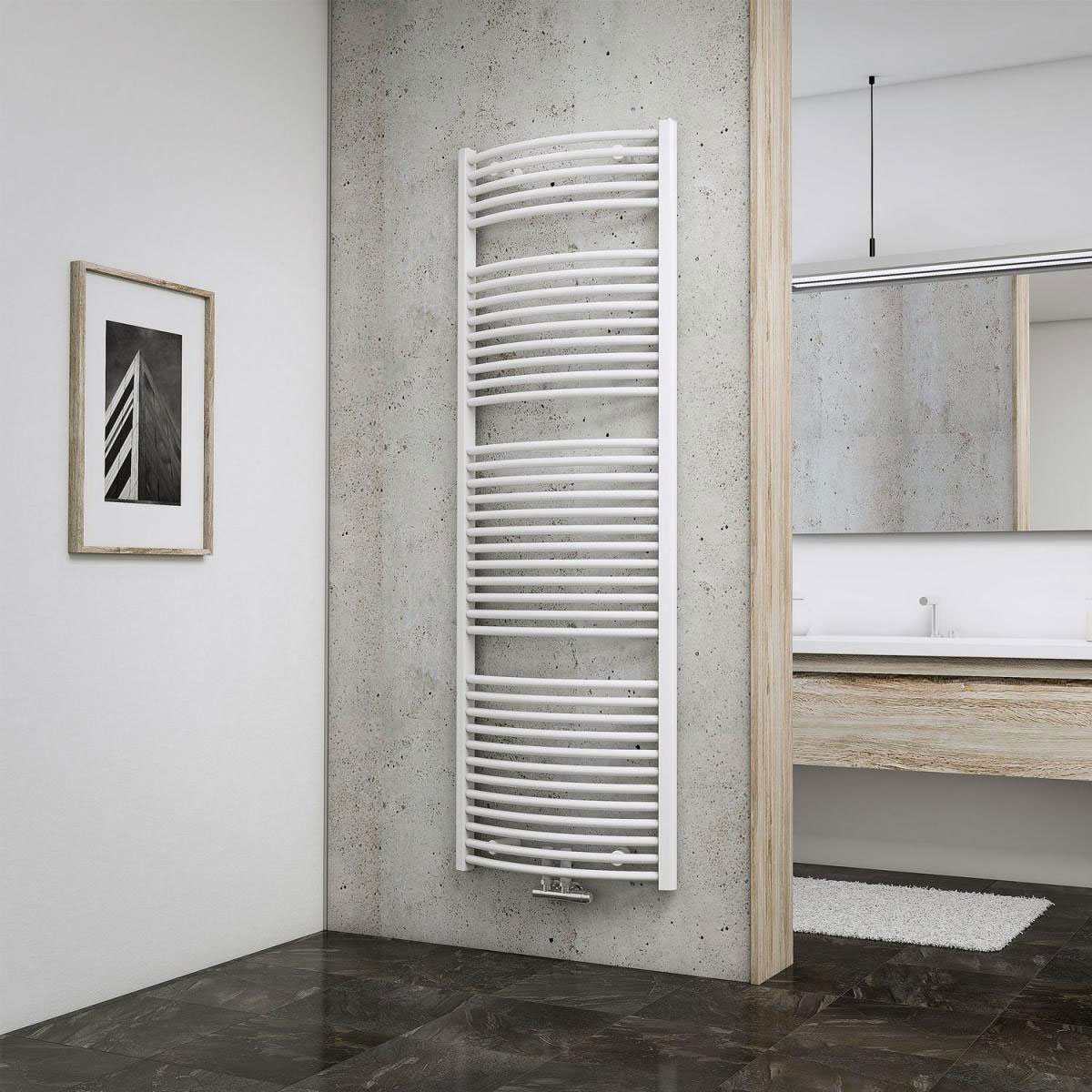 Schulte DesignheizkörperMünchen alpinweiß 60 x 177,5 x 8,6-9,6 cm Bild 1