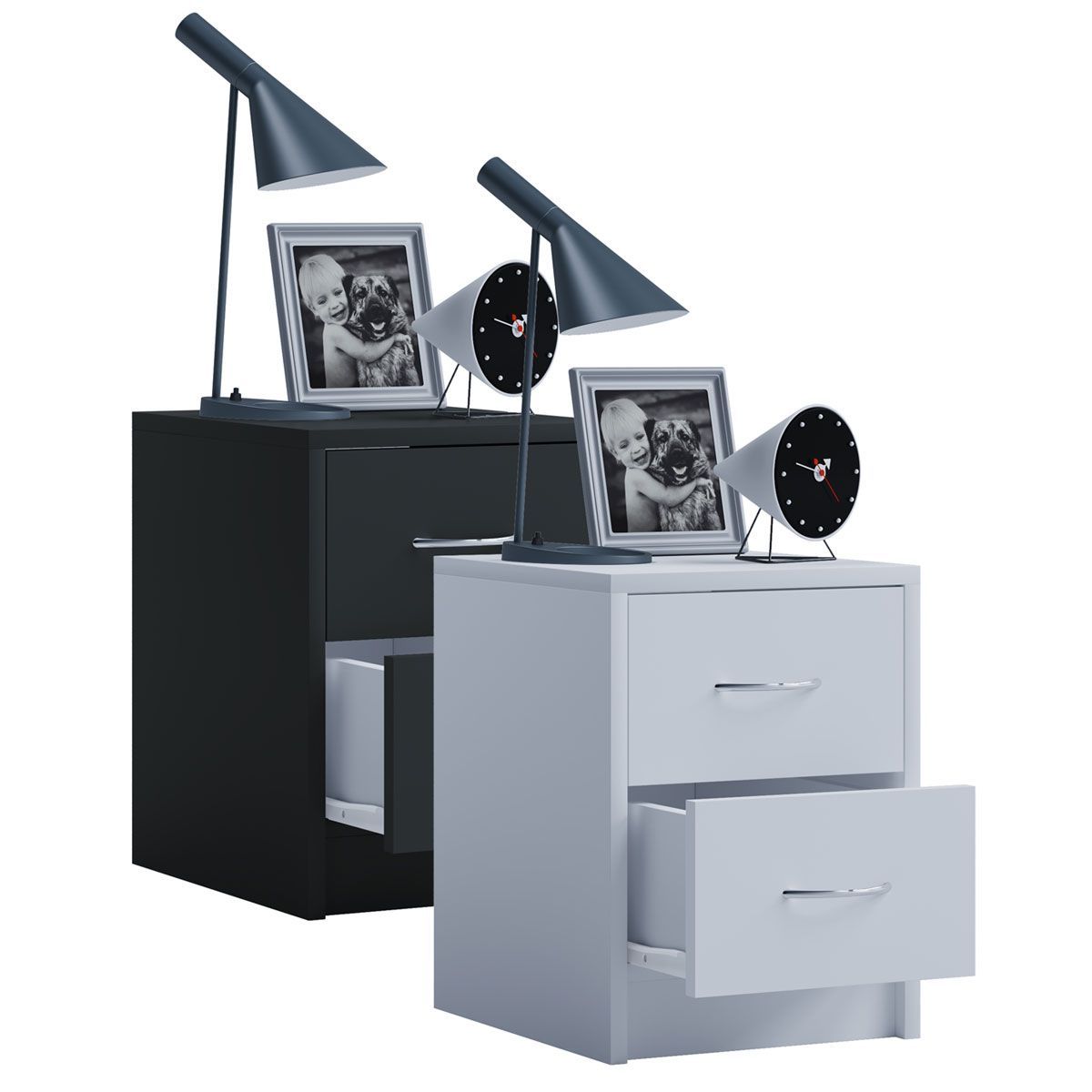 Nachttisch Boxal Mini weiß Bild 4