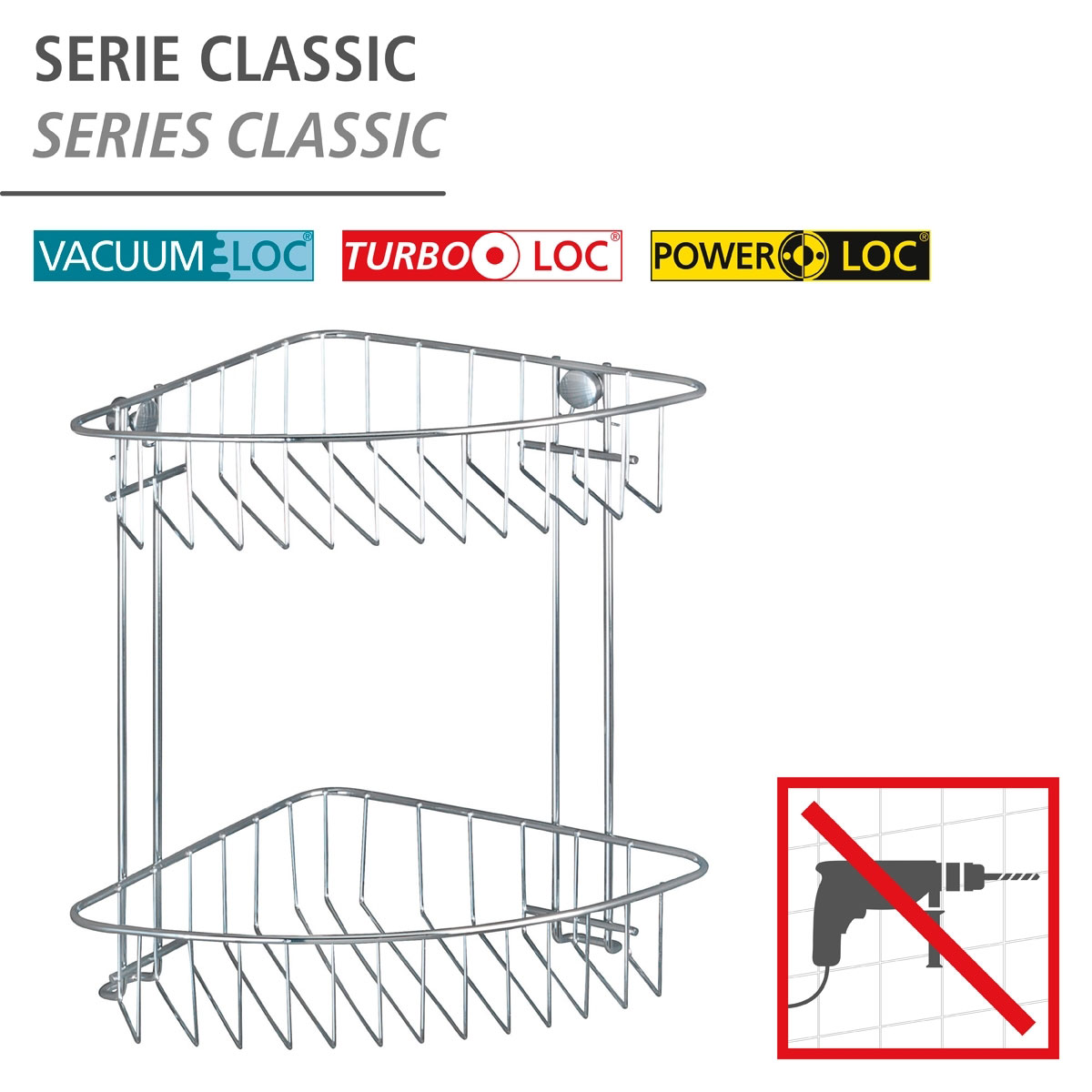 Wenko Eckregal Classic 2 Etagen Bild 4