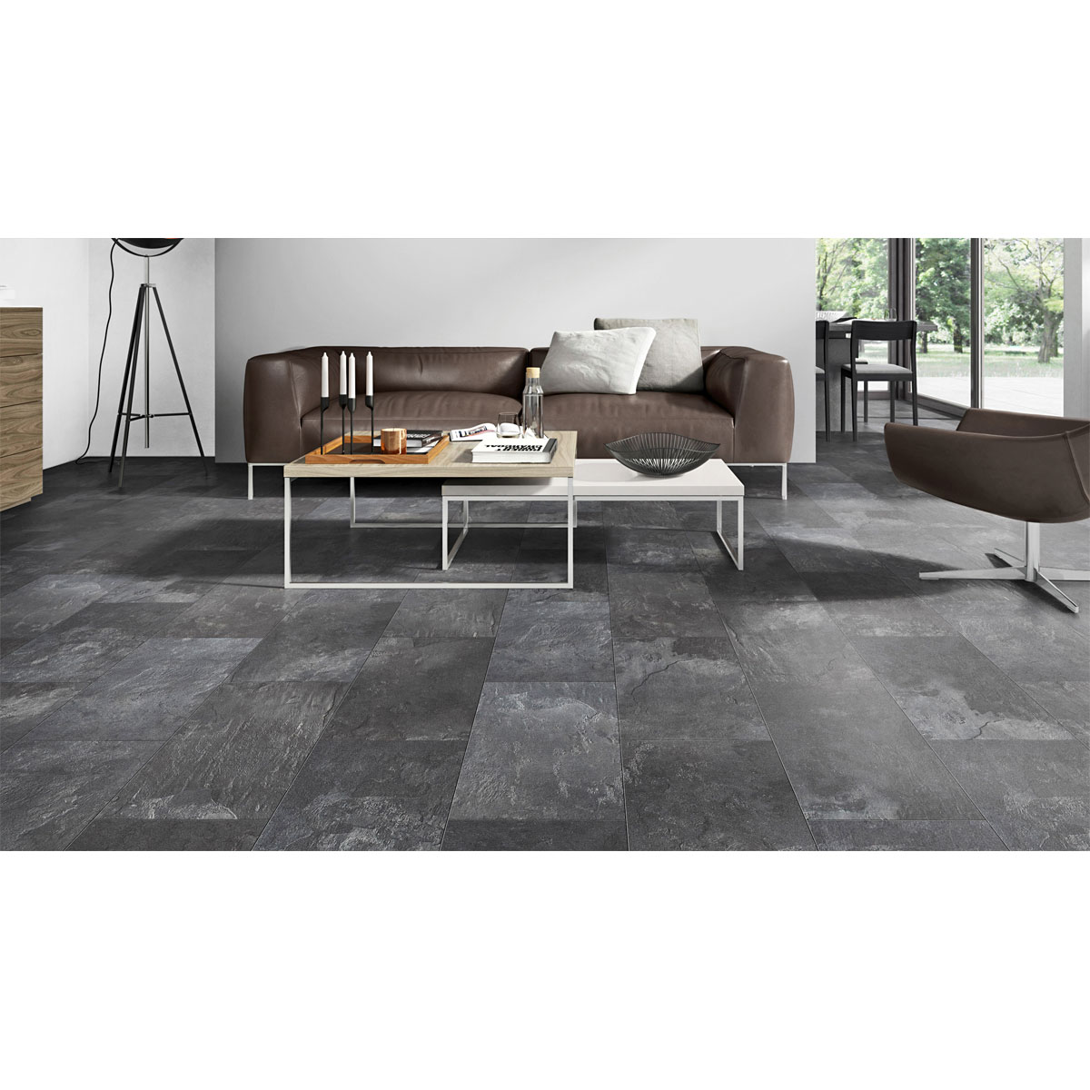 Specht Laminatboden Deluxe Aqua Schiefer 60,4 x 28 cm Bild 3