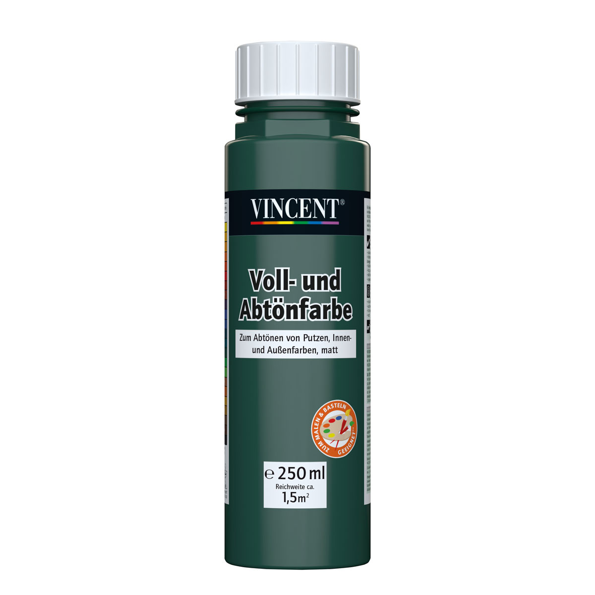 Vincent Voll- und Abtönfarbe grün 0,25 L
