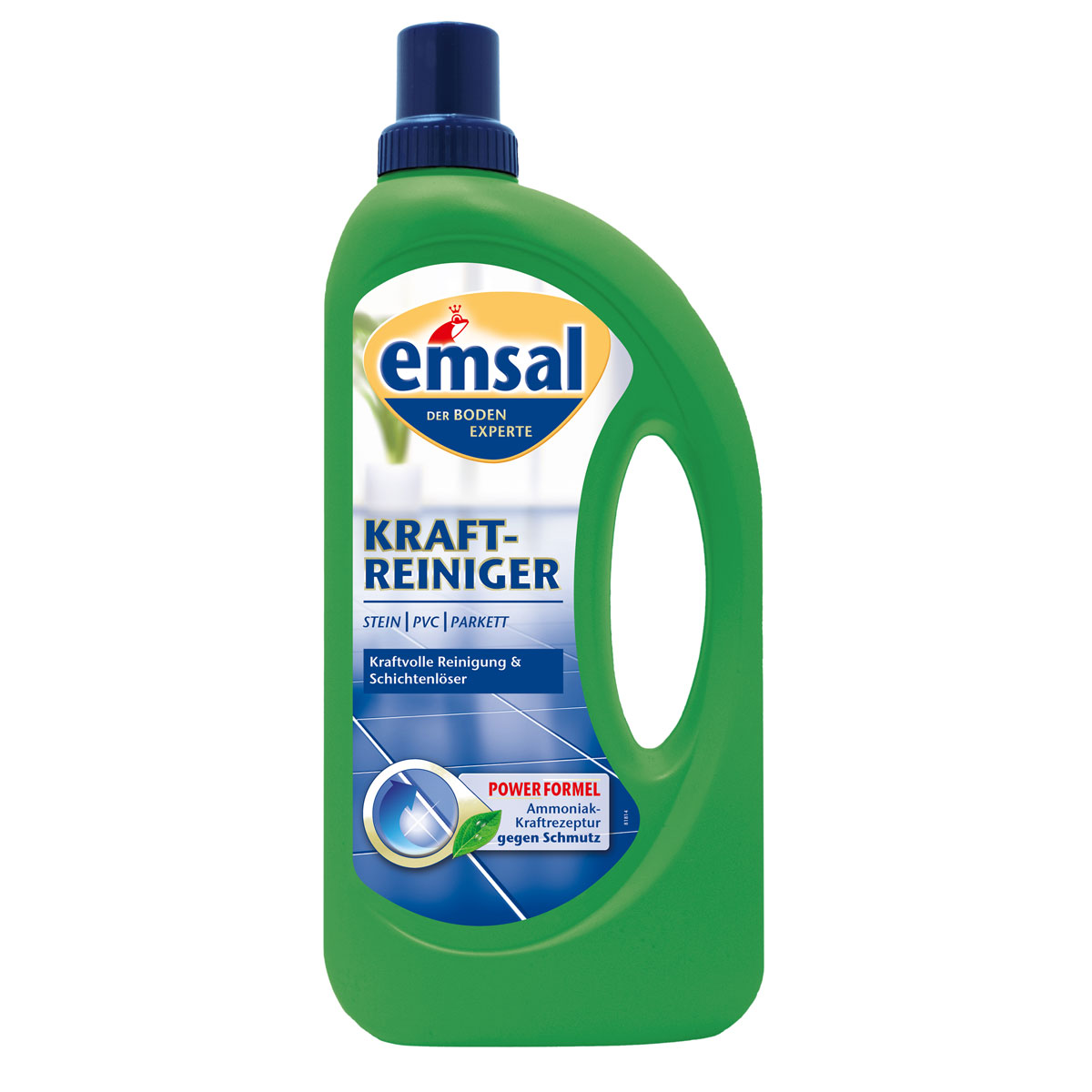 Emsal Kraftreiniger, kraftvolle Reinigung & Schichtenlöser, Power Formel, Stein - PVC - Parkett, 1L