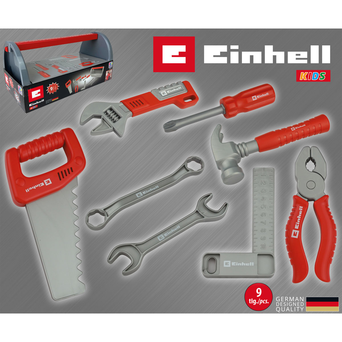 Einhell Kids Werkzeugbox 9 tlg. Bild 4