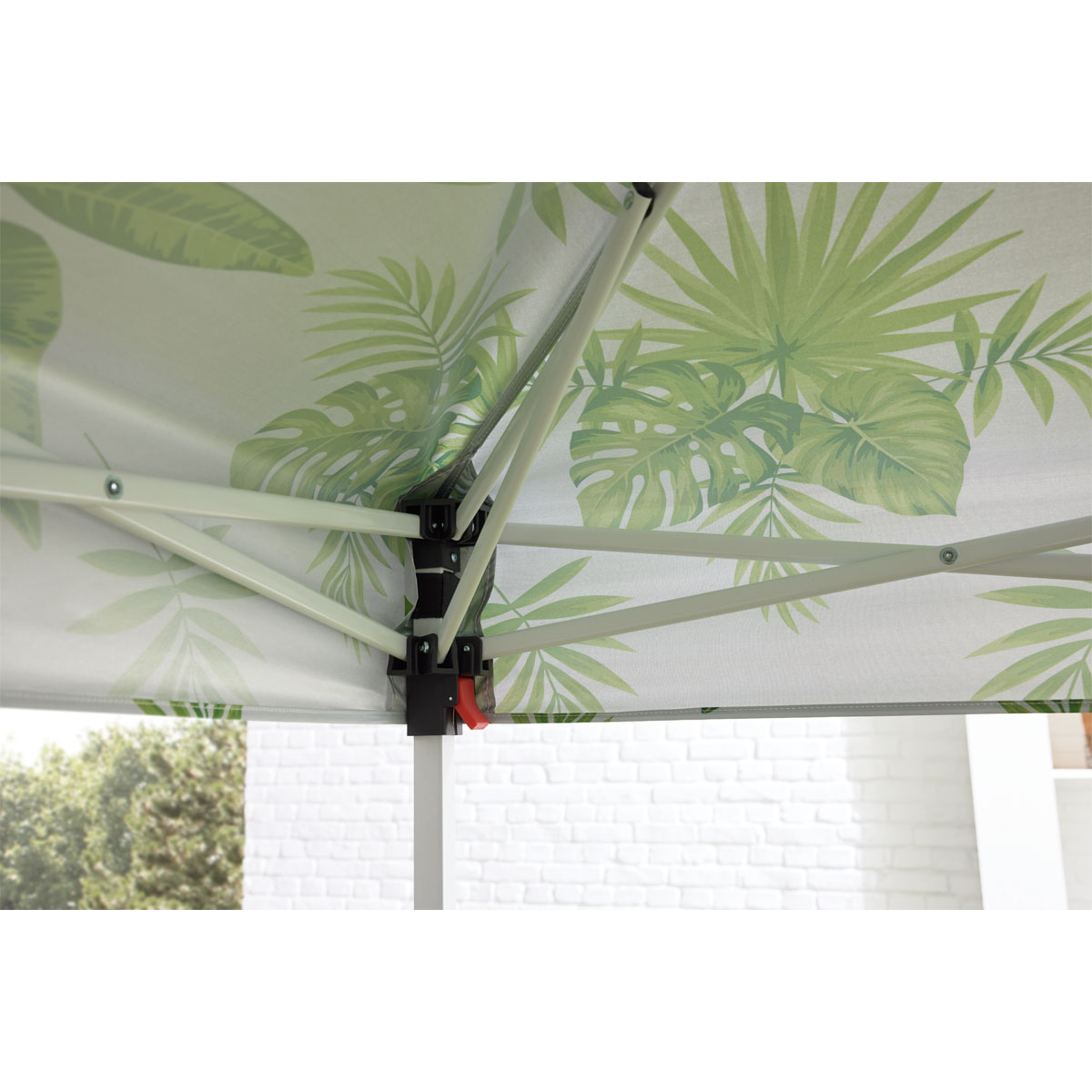Haveson Push-Up Mini-Faltpavillon PALM LEAF 150 x 150 cm Bild 4